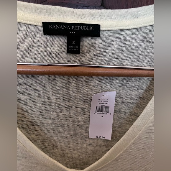 NWT Banana Republic Linen-Blend T-Shirt - Picture 13 of 14